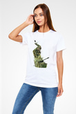 Full Metal Jacket Baskılı Beyaz Unisex Tişört