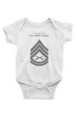 Full Metal Jacket Baskılı Beyaz Unisex Bebek Body - Zıbın