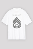 Full Metal Jacket Beyaz Unisex Oversize Tişört T-Shirt
