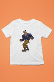 Full Throttle Baskılı Beyaz Unisex Beyaz Çocuk Tişört - Tshirt