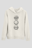 Futbol Baskılı Unisex Ekru Hoodie
