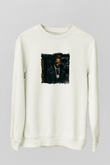 Future Baskılı Unisex Beyaz Sweatshirt