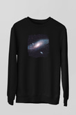 Galaksi Siyah Unisex Sweatshirt