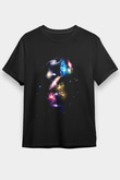 Galaksi Siyah Unisex Tişört T-Shirt - TişörtFabrikası