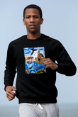 Galapagos Adaları Siyah Unisex Sweatshirt