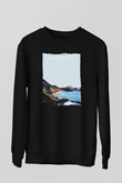 Galapagos Adaları Siyah Unisex Sweatshirt
