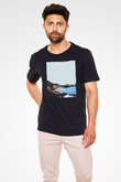 Galapagos Adaları Siyah Unisex Tişört T-Shirt - TişörtFabrikası