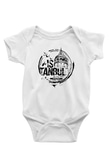 Galata Kulesi Baskılı Beyaz Unisex Bebek Body - Zıbın