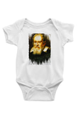 Galileo Galilei Baskılı Beyaz Bebek Body - Zıbın