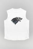 Game of Thrones Beyaz Unisex Kolsuz Tişört