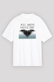 Game of Thrones Beyaz Unisex Oversize Tişört T-Shirt
