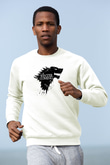 Game of Thrones Beyaz Unisex Sweatshirt
