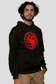 Game of Thrones Siyah Unisex Hoodie