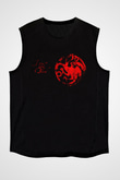 Game of Thrones Siyah Unisex Kolsuz Tişört