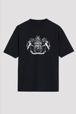 Game of Thrones Siyah Unisex Oversize Tişört T-Shirt