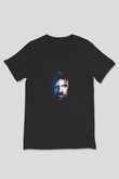 Game of Thrones Siyah Unisex V Yaka Tişört T-Shirt
