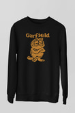 Garfield Siyah Unisex Sweatshirt
