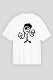 Garson Beyaz Unisex Tişört T-Shirt - TişörtFabrikası