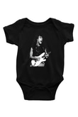 Gary Moore Baskılı Siyah Bebek Body - Zıbın