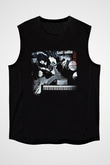 Gary Moore Baskılı Unisex Siyah Kolsuz Tişört