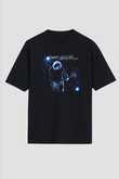 Gary Moore Baskılı Unisex Siyah Oversize Tişört