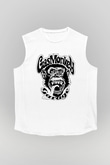 Gas Monkey Garage Beyaz Unisex Kolsuz Tişört