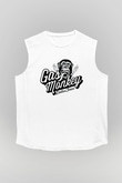 Gas Monkey Garage Beyaz Unisex Kolsuz Tişört