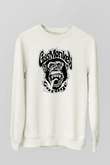 Gas Monkey Garage Beyaz Unisex Sweatshirt