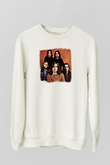 Genesis Baskılı Unisex Beyaz Sweatshirt