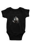 Genesis Baskılı Unisex Siyah Bebek Body - Zıbın