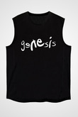Genesis Siyah Unisex Kolsuz Tişört