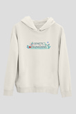 Genetik Mühendisliği Baskılı Unisex Beyaz Hoodie