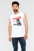 Geordie Beyaz Unisex Kolsuz Tişört