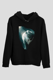 Gergedan Siyah Unisex Hoodie