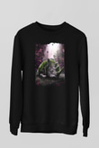Gergedan Siyah Unisex Sweatshirt