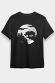 Gergedan Siyah Unisex Tişört T-Shirt - TişörtFabrikası