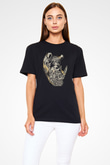 Gergedan Siyah Unisex Tişört T-Shirt - TişörtFabrikası