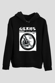 Germs Siyah Unisex Hoodie