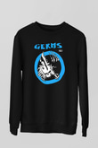 Germs Siyah Unisex Sweatshirt