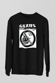 Germs Siyah Unisex Sweatshirt