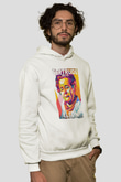 Gertrude B Elion Baskılı Unisex Ekru Hoodie