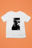 Ghost Baskılı Beyaz Unisex Çocuk Tişört