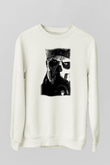 Ghost Beyaz Unisex Sweatshirt