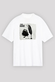 Ghost Inside Baskılı Unisex Beyaz Oversize Tişört