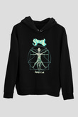 Ghost Siyah Unisex Hoodie