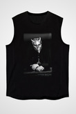 Ghost Siyah Unisex Kolsuz Tişört