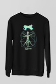 Ghost Siyah Unisex Sweatshirt