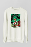 Ghostbusters Hayalet Avcıları Beyaz Unisex Sweatshirt