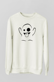 Ghostbusters Hayalet Avcıları Beyaz Unisex Sweatshirt