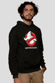 Ghostbusters Hayalet Avcıları Siyah Unisex Hoodie